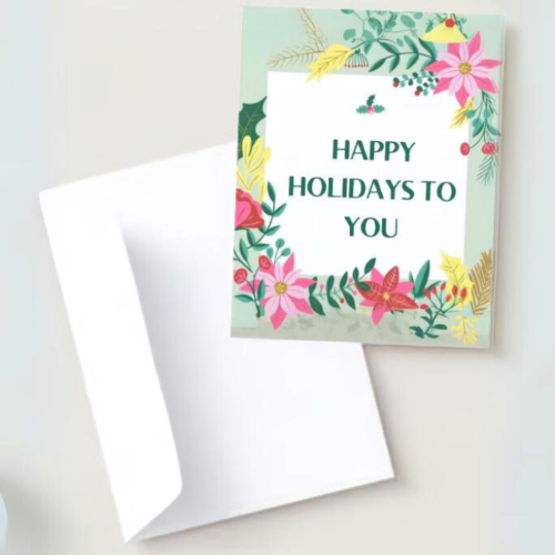 Happy Holidays Greeting Card