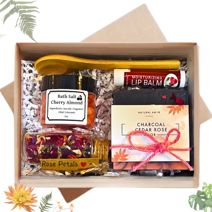 Cedar Rose & Cherry Bath Salt Gift Box