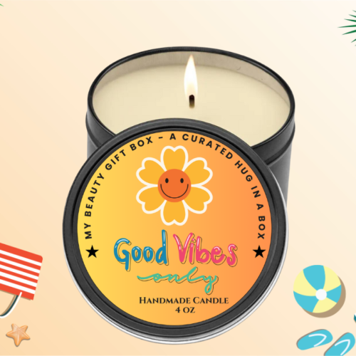 Good Vibes Only Handmade Candle