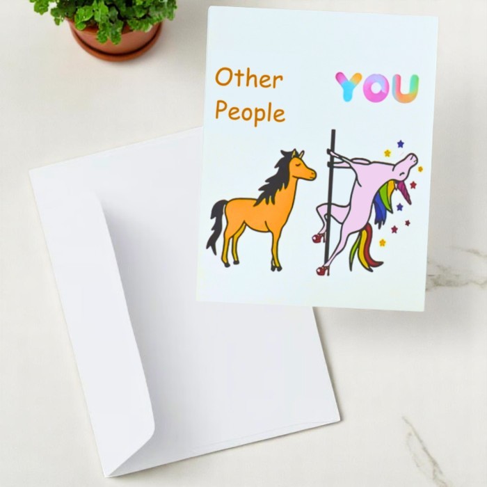 You My Beauty Gift Box Greeting Card