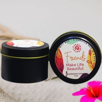 Friends Honeysuckle Candle & Matches Set