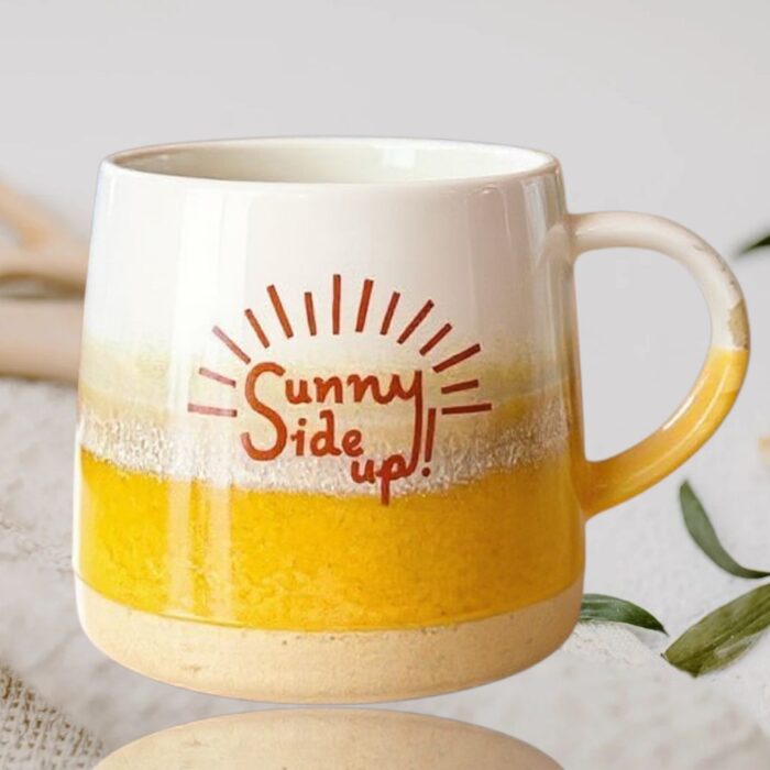 Sunny Side Up Decorative Ceramic Mug