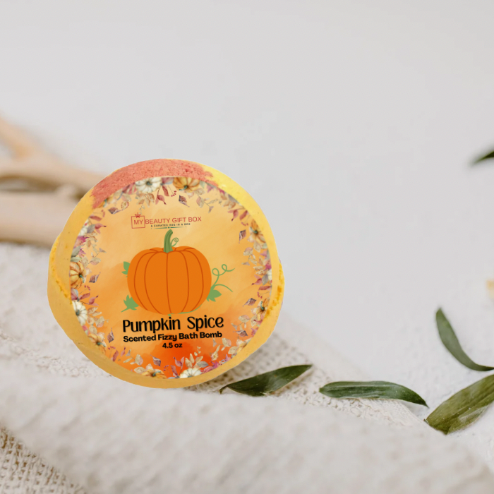 Pumpkin Spice Scented Fizzy Bath Bomb