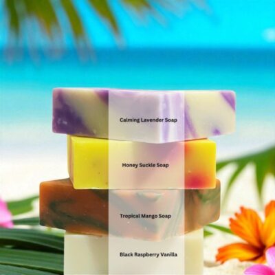 Scented Soap (4) Pcs Spa Set Gift