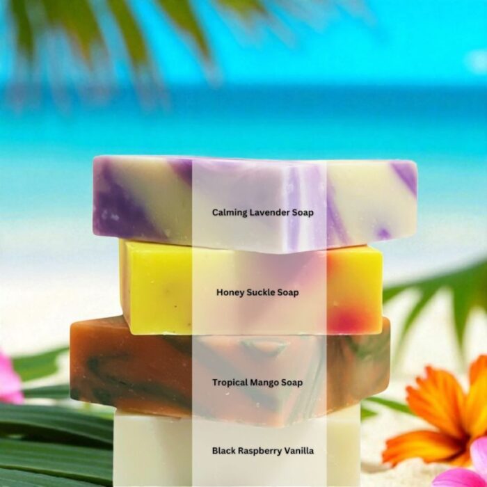 Scented Soap (4) Pcs Spa Set Gift