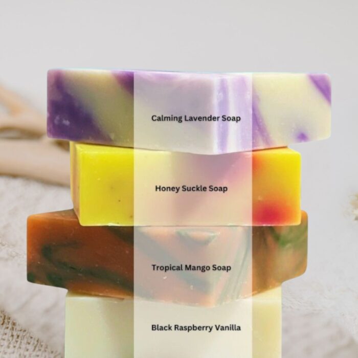 Scented Soap (4) Pcs Spa Set Gift