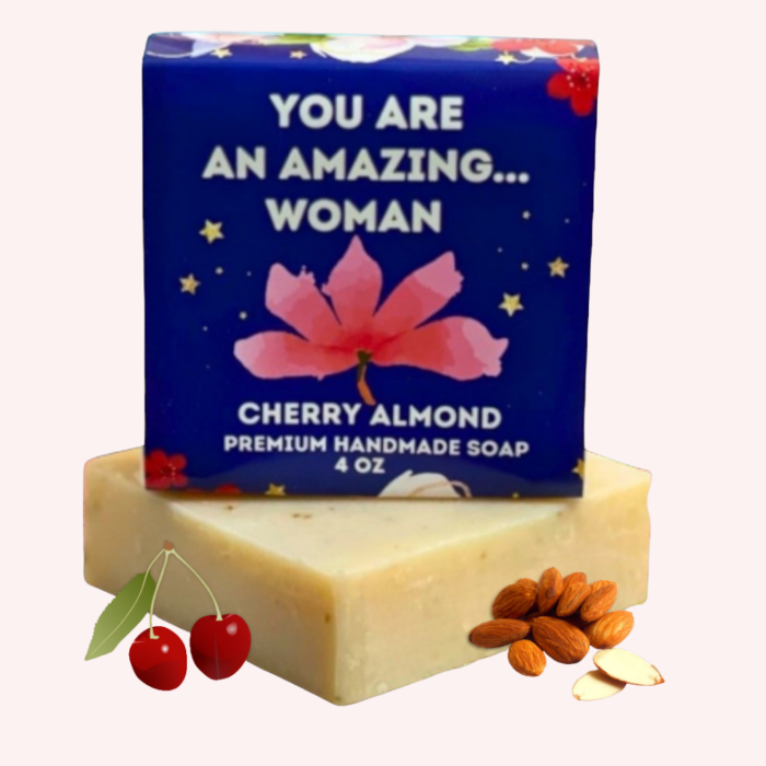 Amazing Woman Cherry Almond Scented Soap