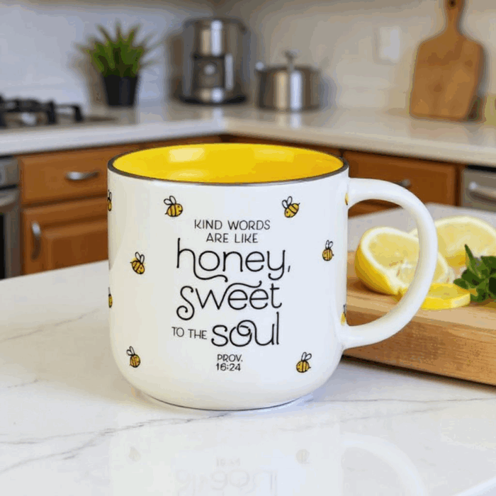 Honey Bee Inspirational Ceramic Coffee Mug
