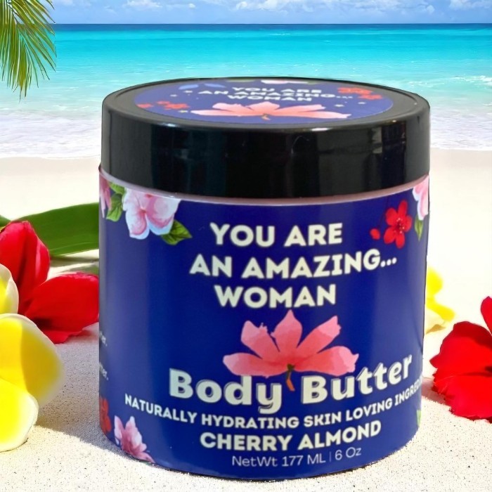 Amazing Woman Cherry Almond Scented Body Butter 6 oz