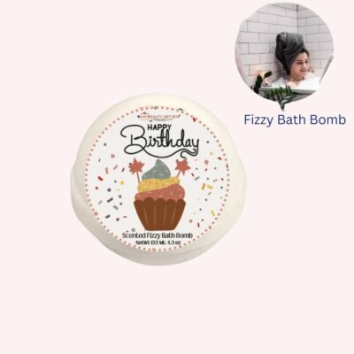 Birthday Cake Scented Fizzy Bath Bomb