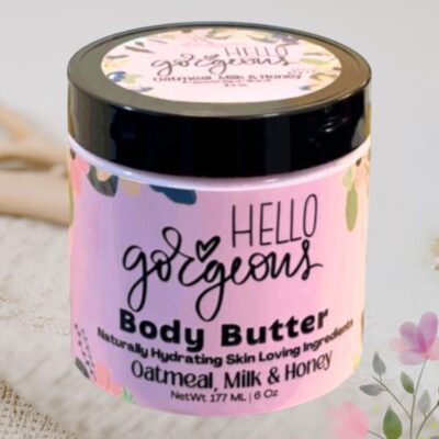 Hello Gorgeous Oatmeal, Milk & Honey Body Butter 6 oz