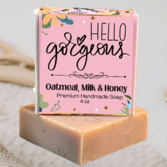 Hello Gorgeous Oatmeal Milk & Honey Scented Soap