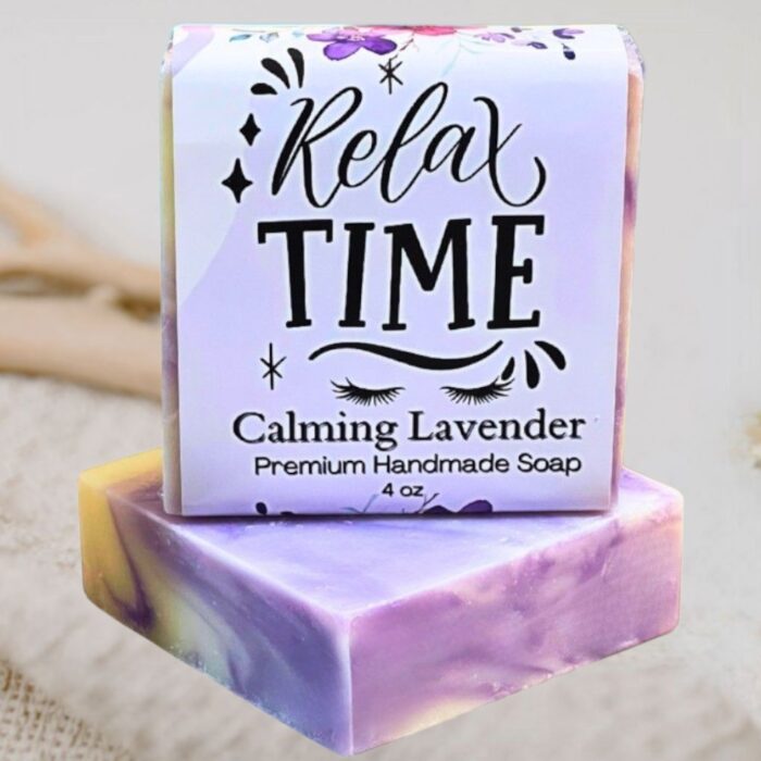Relax Time Calming Lavender Scented Soap