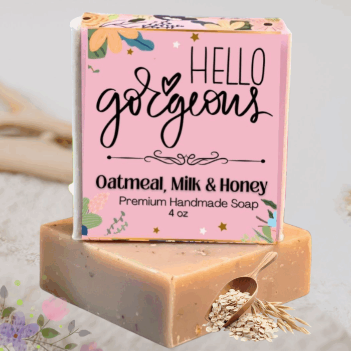 Hello Gorgeous Oatmeal Milk & Honey Scented Soap