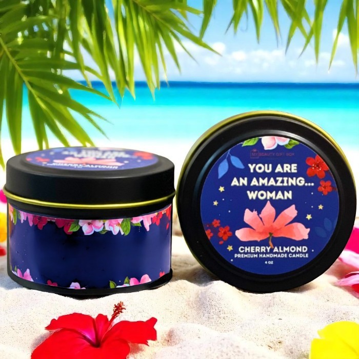 Amazing Woman Scented Candle 4 oz & Matches Gift Set