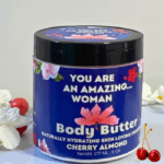 Amazing Woman Cherry Almond Scented Body Butter 6 oz