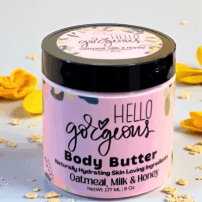 Hello Gorgeous Oatmeal, Milk & Honey Body Butter 6 oz