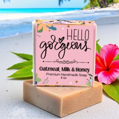 Hello Gorgeous Oatmeal Milk & Honey Scented Soap