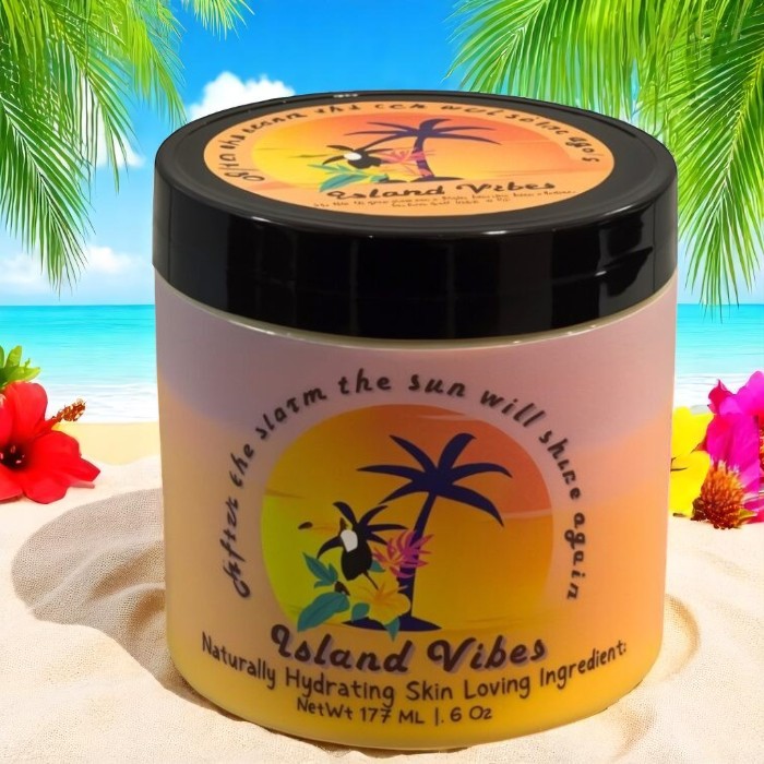 Island Vibes Tropical Caribbean Body Butter 6 oz