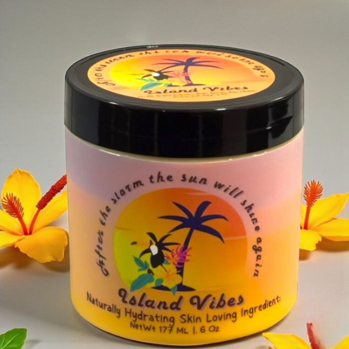 Island Vibes Tropical Caribbean Body Butter 6 oz