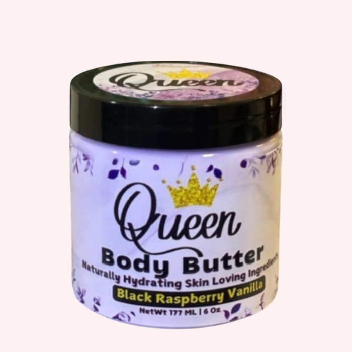 Queen Black Raspberry Vanilla Scented Body Butter 6 oz