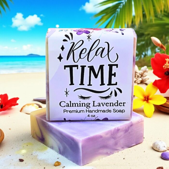 Relax Time Calming Lavender Scented Soap