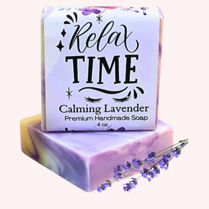 Relax Time Calming Lavender Scented Soap