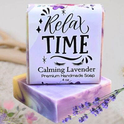 Relax Time Calming Lavender Scented Soap