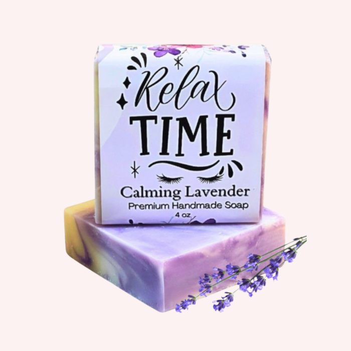 Relax Time Calming Lavender Scented Soap
