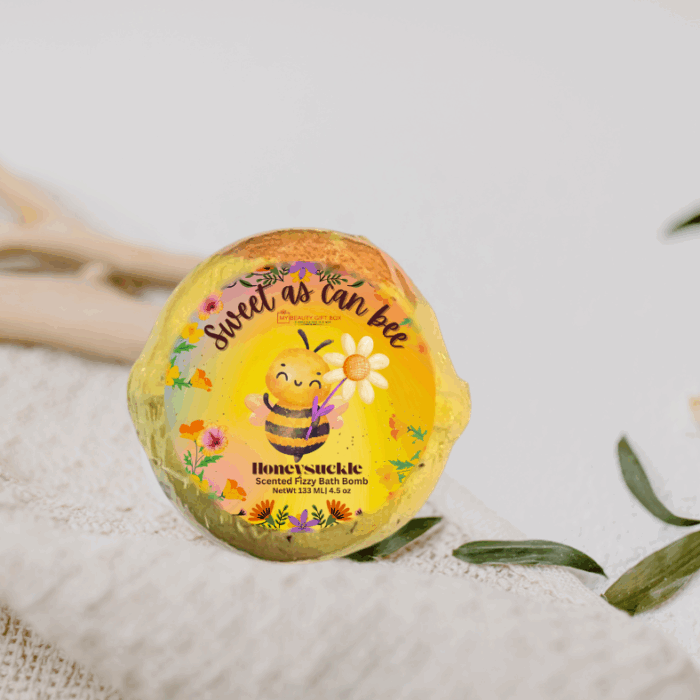 Honeysuckle Scented Fizzy Bath Bomb