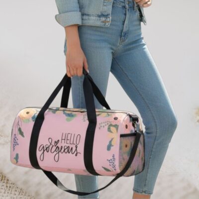 Hello Gorgeous Floral Duffel Bag