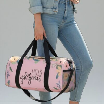 Hello Gorgeous Floral Duffel Bag