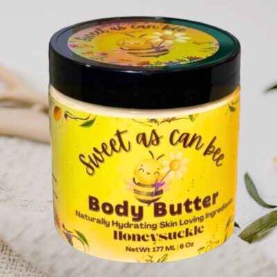 Sweet As Can Bee Honeysuckle Scented Body Butter 6 oz