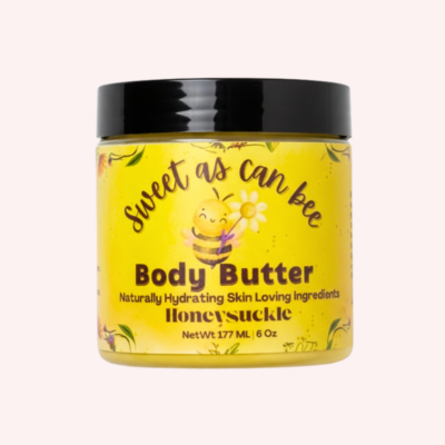 Sweet As Can Bee Honeysuckle Scented Body Butter 6 oz