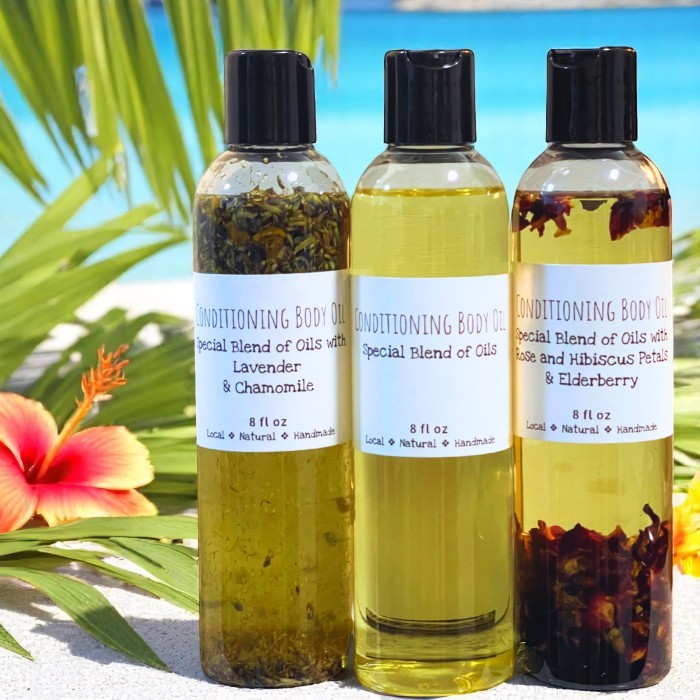 3 PCS Body Oil Hydrating Blend After Shower Oils
