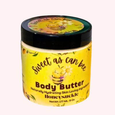 Sweet As Can Bee Honeysuckle Scented Body Butter 6 oz