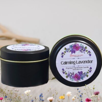 Calming Lavender Candle & Matches Set