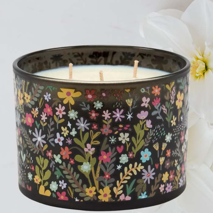 Dark Florals Violet Scented Candle