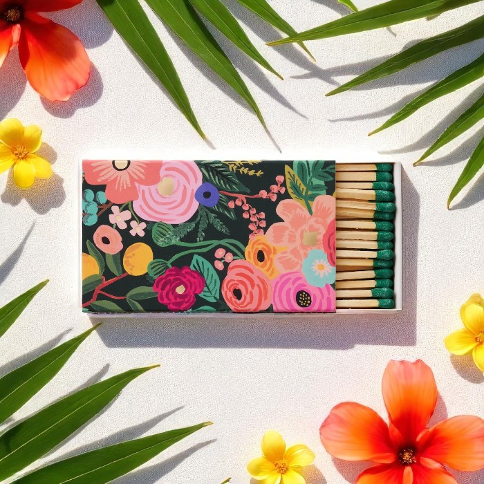 Garden Party Gifted Matches Box