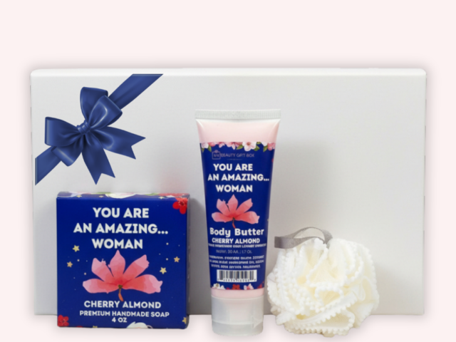 Amazing Woman Body Butter & Soap Spa 5 PCS Gift Set