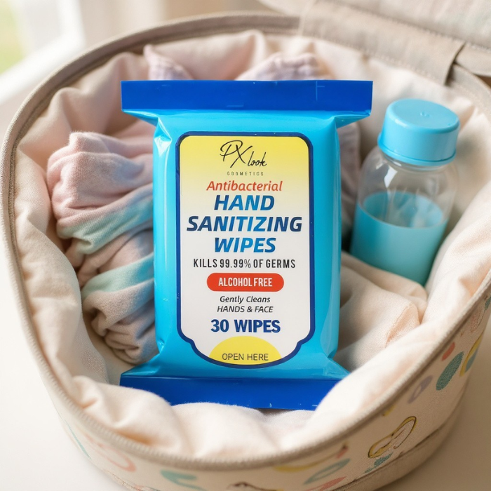 Face & Hands Antibacterial Alcohol-Free Sanitizing Wipes