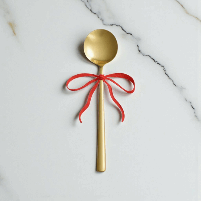 Stainless Steel Gold Spoon