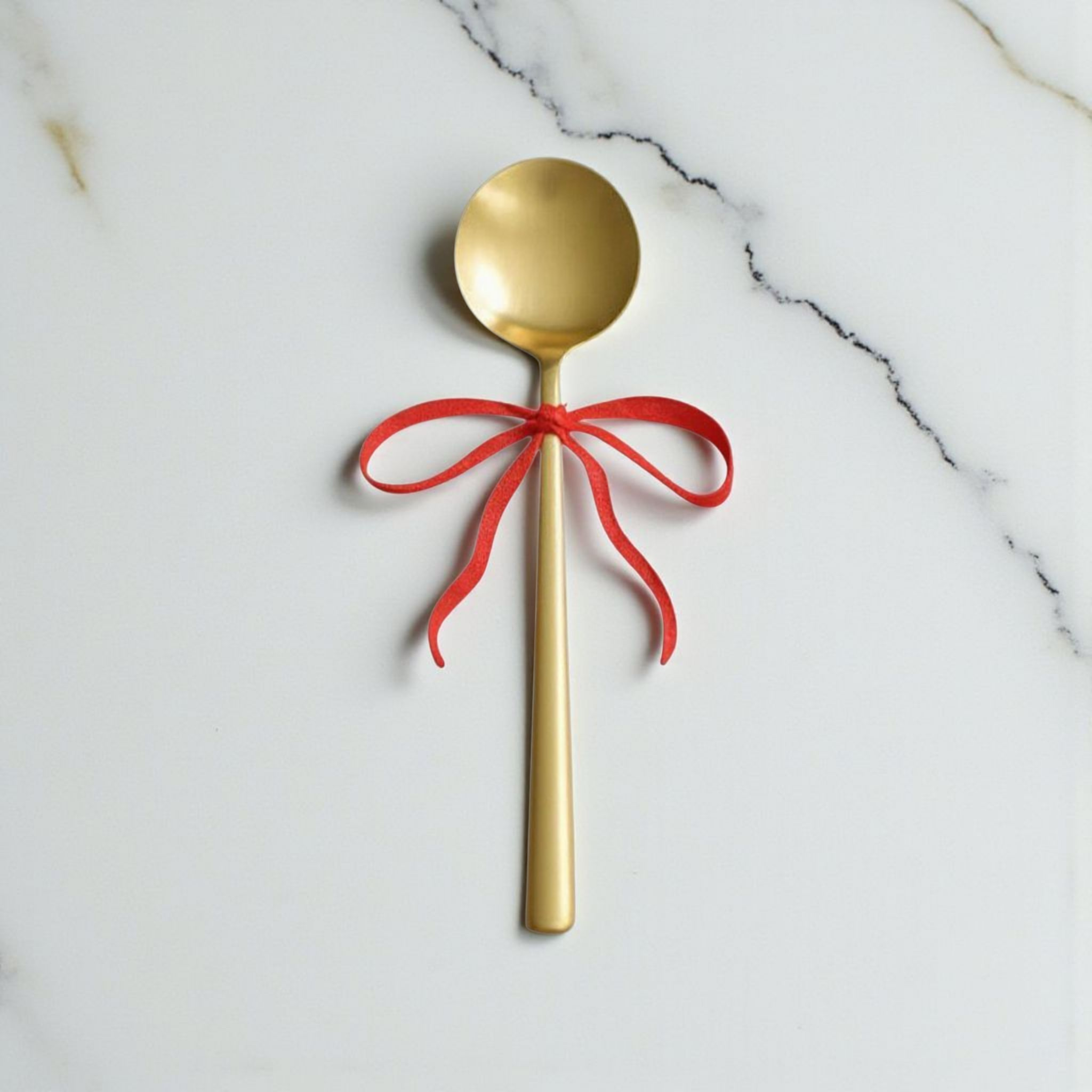 Stainless Steel Gold Spoon