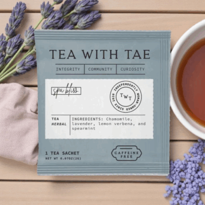 Spa Bliss Herbal Relaxing Tea - Individually Wrapped