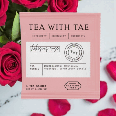 Hibiscus Rose Herbal Tea - Individually Wrapped