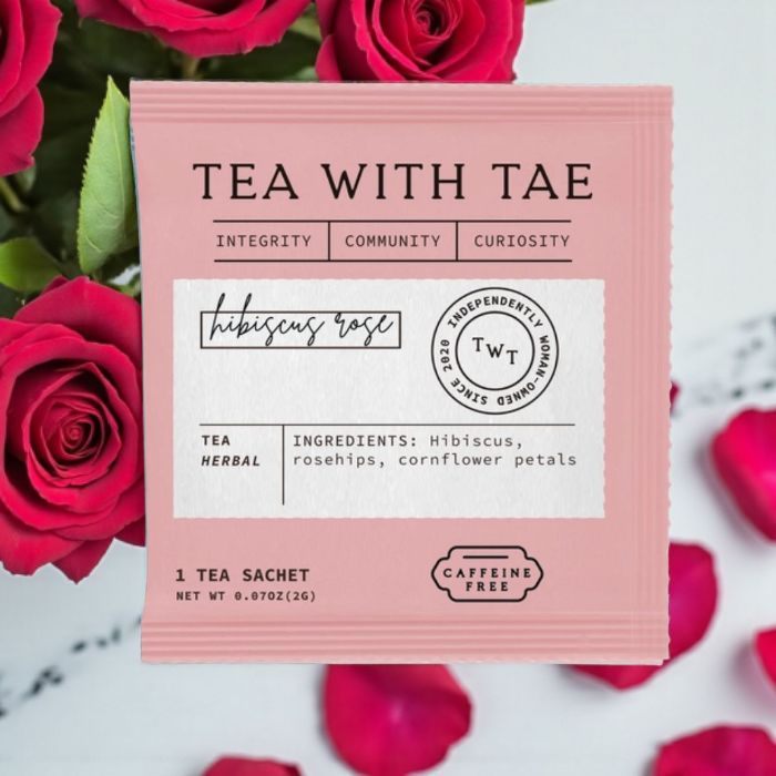 Hibiscus Rose Herbal Tea - Individually Wrapped
