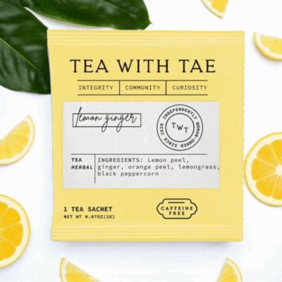 Lemon Ginger Herbal Tea Sampler - Individually Wrapped