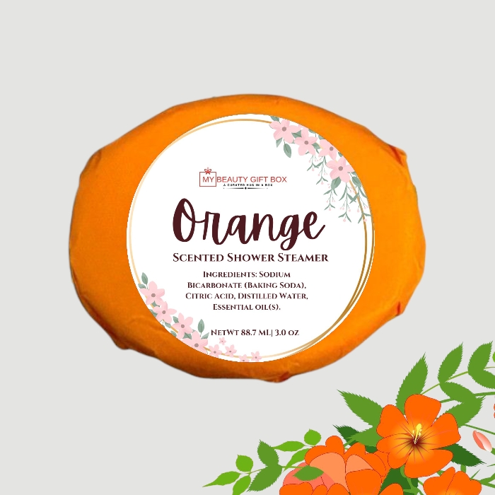 Orange Shower Steamer