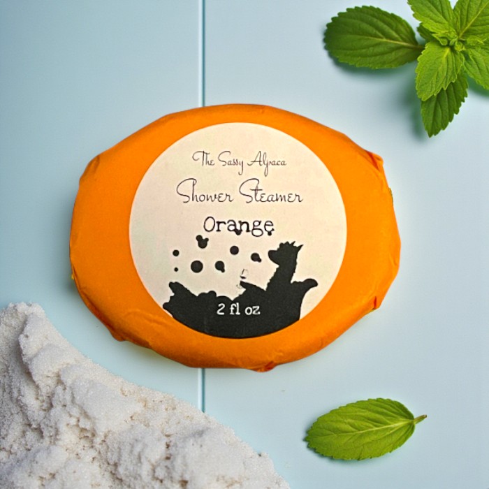 Orange Shower Steamer