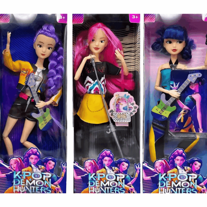 K-Pop Demon Hunter 3 Pcs Doll Set Gift
